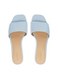 Lauren Ralph Lauren - LAUREN RALPH LAUREN Klapki 802959143011 Niebieski jasny. Kolor: niebieski. Materiał: skóra #4