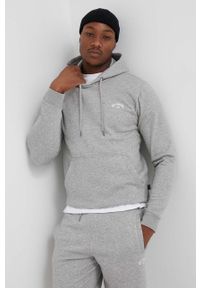 Billabong bluza męska kolor szary z kapturem melanżowa. Typ kołnierza: kaptur. Kolor: szary. Materiał: materiał. Wzór: melanż #1