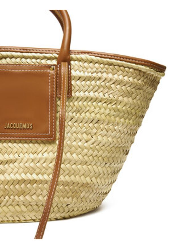 JACQUEMUS Torebka Le Panier Soli 23E223BA045-3072 Beżowy. Kolor: beżowy