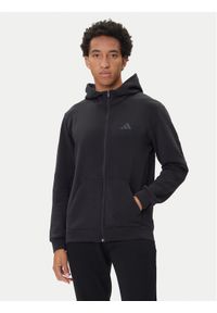 Adidas - adidas Bluza techniczna Designed for Training IY1131 Czarny Regular Fit. Kolor: czarny. Materiał: syntetyk