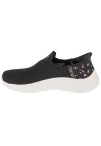 skechers - Buty sportowe Sneakersy damskie, Slip-Ins: GO WALK Flex - Sunset Rose. Kolor: czarny. Sport: turystyka piesza