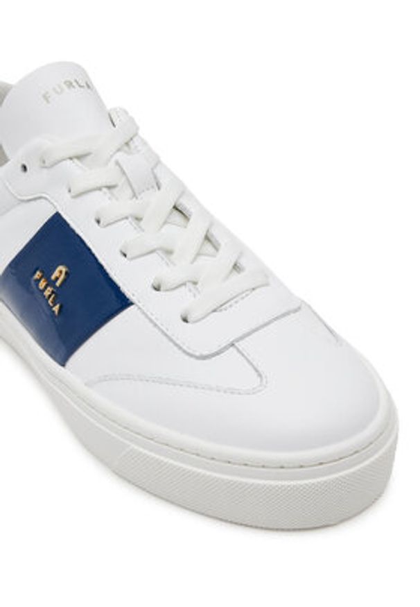 Furla Sneakersy YI79ENJ BX3711 3930S Niebieski. Kolor: niebieski. Materiał: skóra