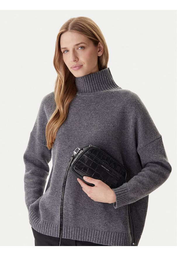 MICHAEL Michael Kors Torebka 32F5SJ6C5E Czarny. Kolor: czarny. Materiał: skórzane