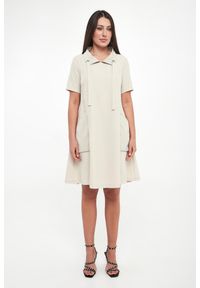 Joseph Ribkoff - Sukienka ze strukturalnej tkaniny JOSEPH RIBKOFF. Materiał: tkanina #3