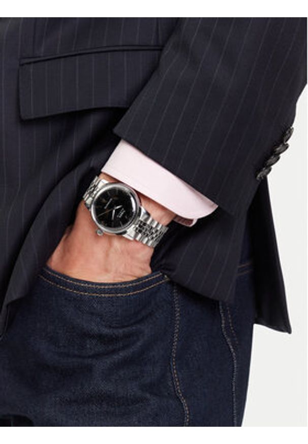 Timex Zegarek Marlin® Automatic TW2W93200 Srebrny. Kolor: srebrny