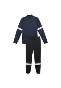 Puma - Dres Męski Team Rise. Kolor: czarny, niebieski, wielokolorowy. Materiał: dresówka