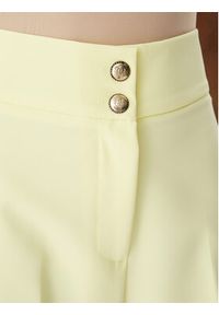 Maryley Spodnie materiałowe 26EB680/43LE Żółty jasny Regular Fit. Kolor: żółty. Materiał: syntetyk #2