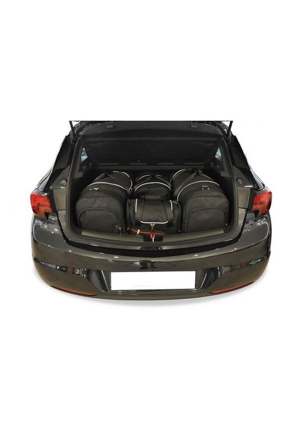 KJUST - Torby Do Bagażnika Opel Astra 5 Hatchback 2015-2021 4Szt Kjust. Kolor: czarny. Styl: sportowy