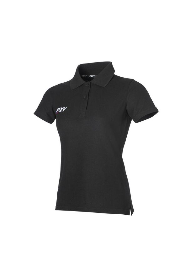 FORCE XV - Damska koszulka polo Force xv classic force. Typ kołnierza: polo. Kolor: czarny. Wzór: haft