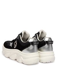 Liu Jo Sneakersy Steffy 01 BA6025 PX080 Czarny. Kolor: czarny. Materiał: skóra, zamsz #6