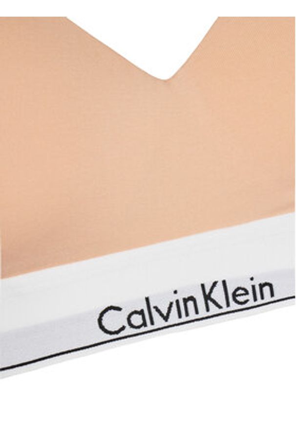 Calvin Klein Underwear Biustonosz top 000QF7900E Pomarańczowy. Kolor: pomarańczowy. Materiał: bawełna