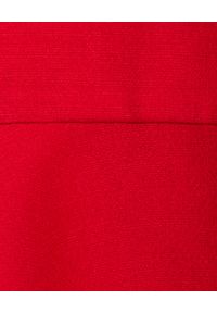VALENTINO - Czerwona sukienka mini. Kolor: czerwony. Materiał: wełna, jedwab, materiał. Typ sukienki: rozkloszowane. Styl: klasyczny, elegancki. Długość: mini #5