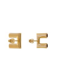 Elisabetta Franchi Kolczyki OR-60A-57E2-V130 Złoty. Materiał: metalowe. Kolor: złoty