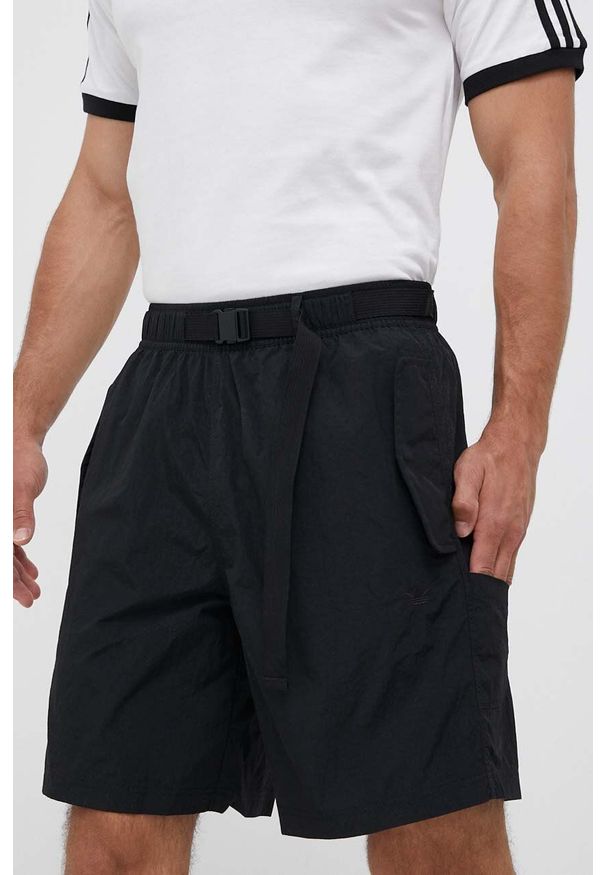 adidas Originals szorty męskie kolor czarny. Kolor: czarny. Materiał: tkanina