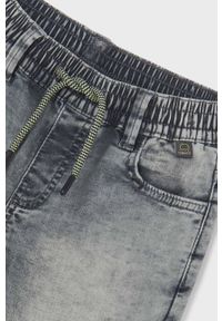 Mayoral szorty jeansowe dziecięce kolor szary regulowana talia. Kolor: szary. Materiał: jeans #4