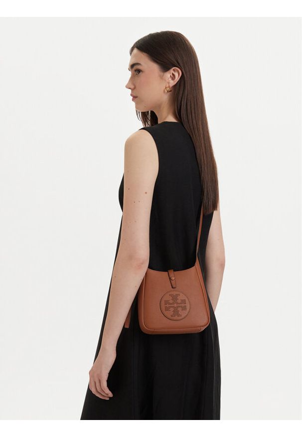 Tory Burch Torebka Miller Swing 185793 Brązowy. Kolor: brązowy. Materiał: skórzane