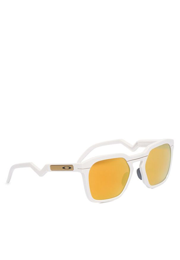 Oakley Okulary przeciwsłoneczne Hstn Sq 0OO9533 95330754 Biały. Kolor: biały