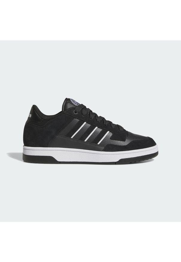 Adidas - Buty Rapid Court Low. Wysokość cholewki: przed kostkę. Kolor: czarny, biały, szary, wielokolorowy