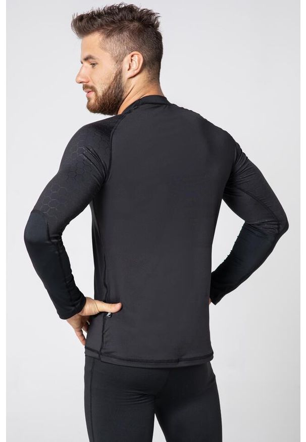 ROUGH RADICAL - Koszulka szybkoschnąca fitness męska Rough Radical Stone LS. Kolor: czarny. Sport: fitness