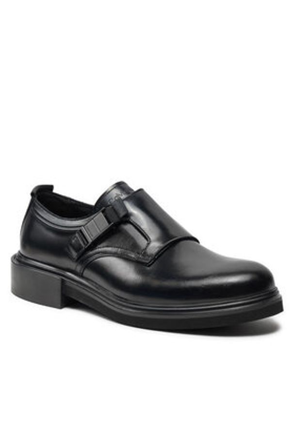 Calvin Klein Półbuty Monk Lth Hf HM0HM01530 Czarny. Kolor: czarny. Materiał: skóra