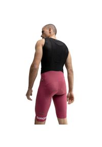 SIROKO - Męskie spodenki rowerowe z szelkami Kolarstwo Siroko BX Bionaz. Kolor: wielokolorowy, czarny, brązowy. Materiał: nylon. Sport: kolarstwo