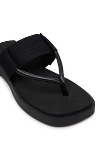 Calvin Klein Jeans Japonki Sq Low Wedge Sandal Rope YW0YW01717 Czarny. Kolor: czarny. Materiał: materiał #3