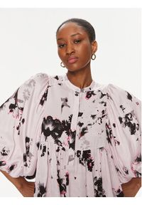 Bruuns Bazaar Sukienka koszulowa Sarina BBW3886 Różowy Relaxed Fit. Kolor: różowy. Materiał: wiskoza. Typ sukienki: koszulowe #5