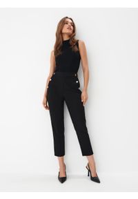 Mohito - Eleganckie spodnie - Czarny. Kolor: czarny. Styl: elegancki #2