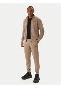 EA7 Emporio Armani Dres 8NPV65 PJHCZ Beżowy Regular Fit. Kolor: beżowy. Materiał: syntetyk #1