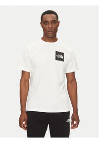 The North Face T-Shirt Fine NF0A8A6M Biały Regular Fit. Kolor: biały. Materiał: bawełna, syntetyk #1