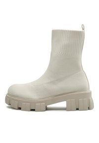 DeeZee Botki WS5553-11 Écru. Materiał: materiał #2