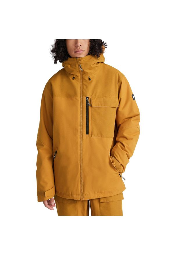 Męska kurtka narciarska O'Neill Utility. Kolor: brązowy. Materiał: materiał. Długość: krótkie. Sezon: zima. Sport: narciarstwo