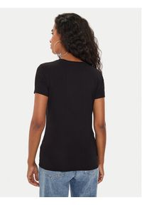 Guess T-Shirt W4YI15 J1314 Czarny Regular Fit. Kolor: czarny. Materiał: bawełna