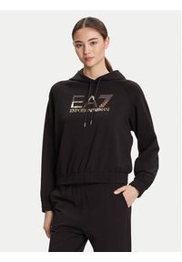 EA7 Emporio Armani Dres 7W000687 AF12502 UC001 Czarny Regular Fit. Kolor: czarny. Materiał: bawełna