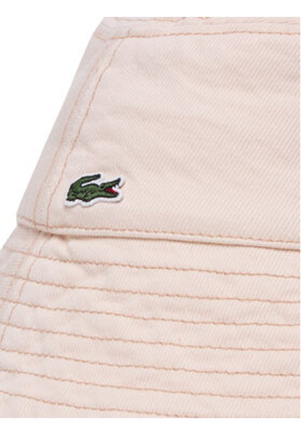 Lacoste Kapelusz RK0321 Różowy. Kolor: różowy. Materiał: materiał, bawełna