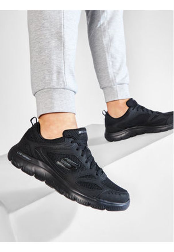 skechers - Skechers Sneakersy South Rim 52812/BBK Czarny. Kolor: czarny. Materiał: materiał