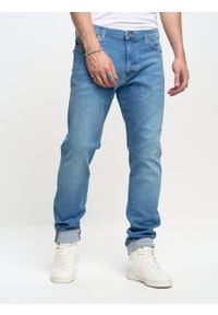 Big-Star - Spodnie jeans męskie Harper 232. Stan: podwyższony. Kolor: niebieski. Styl: klasyczny, elegancki #5