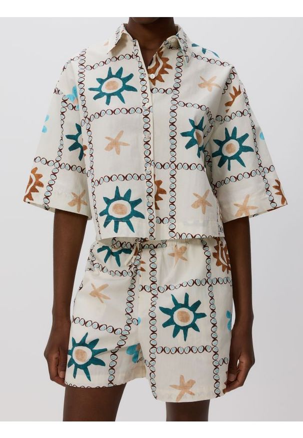 Reserved - Bawełniane szorty - wielobarwny. Materiał: bawełna