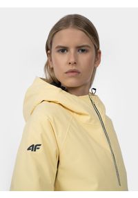 4f - Kurtka snowboardowa membrana 10 000 damska. Kolor: żółty. Materiał: materiał, poliester. Sezon: zima. Sport: snowboard #2