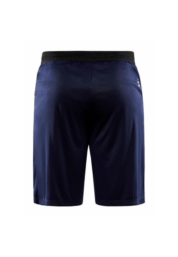 Spodenki treningowe męskie Craft Evolve Zip Pocket. Kolor: niebieski. Materiał: dresówka