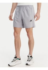 Adidas - adidas Szorty sportowe Workout Essentials Base KC5287 Szary Regular Fit. Kolor: szary. Materiał: syntetyk #1