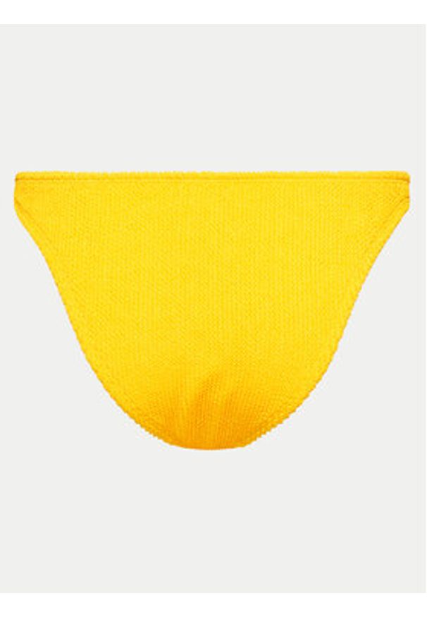 Hunkemöller Dół od bikini Crinkle 205680 Żółty. Kolor: żółty. Materiał: syntetyk