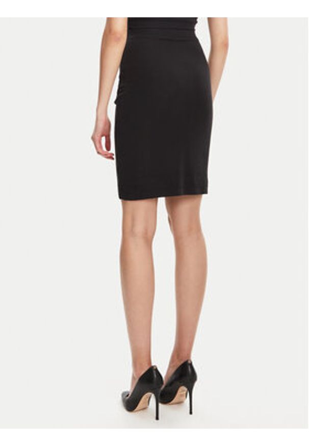 Guess Spódnica mini W5YD64 KAQL2 Czarny Regular Fit. Kolor: czarny