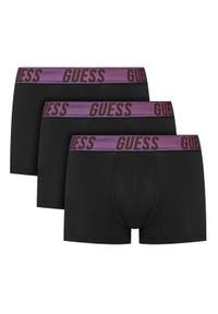 Guess Komplet 3 par bokserek U5GG13 K6YW1 Czarny. Kolor: czarny. Materiał: bawełna