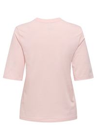 only - ONLY T-Shirt Phoebe 15351369 Różowy Regular Fit. Kolor: różowy. Materiał: bawełna #5