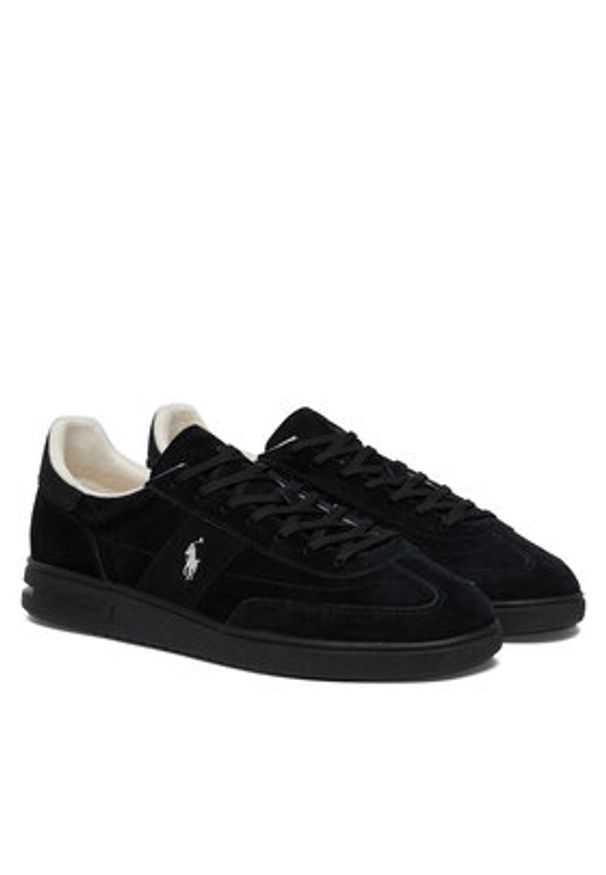 Polo Ralph Lauren Sneakersy Bedford 809P13079001 Czarny. Kolor: czarny. Materiał: zamsz, skóra