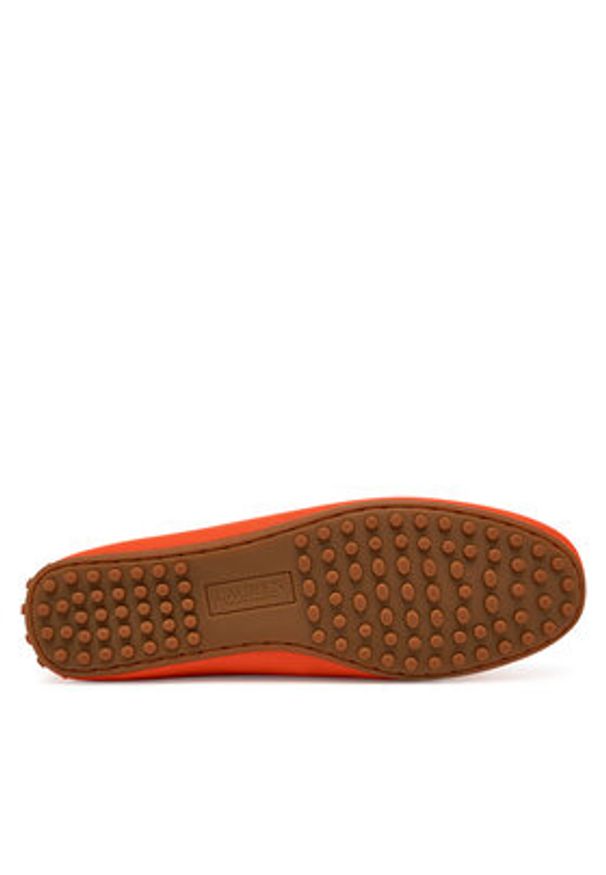 Lauren Ralph Lauren - LAUREN RALPH LAUREN Mokasyny 802852847023 Pomarańczowy. Kolor: pomarańczowy. Materiał: skóra