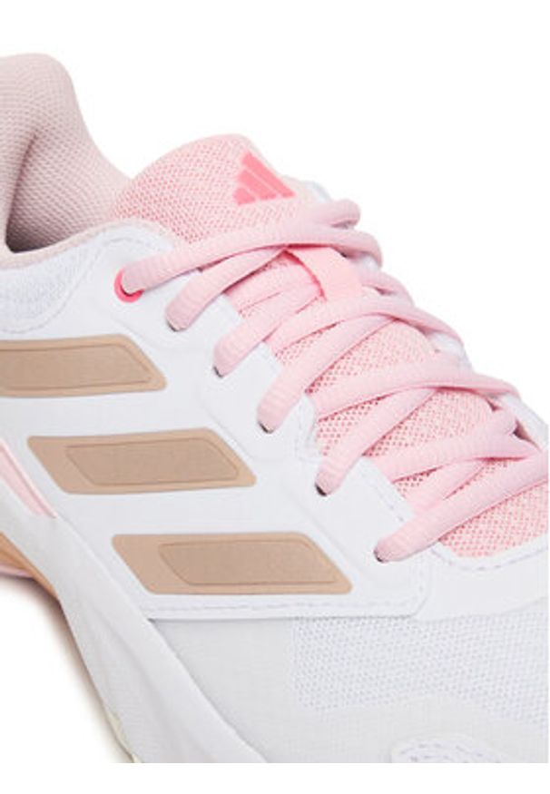 Adidas - adidas Buty do tenisa Courtjam Control 3 JP9739 Biały. Kolor: biały. Materiał: materiał. Sport: tenis