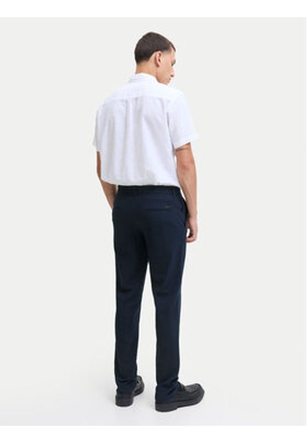 Jack & Jones - Jack&Jones Chinosy Marco Bowie 12279659 Niebieski Slim Fit. Kolor: niebieski. Materiał: bawełna