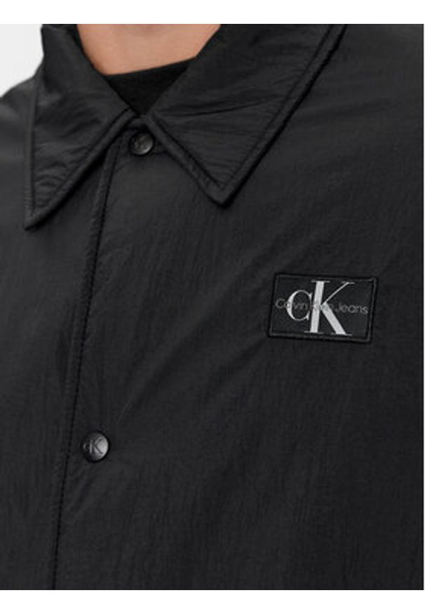 Calvin Klein Jeans Kurtka przejściowa Skater J30J325281 Czarny Relaxed Fit. Kolor: czarny. Materiał: syntetyk